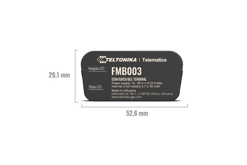 TELTONIKA GPS Tracker 2G LTE FMB003 - Track Vision Tech Shop